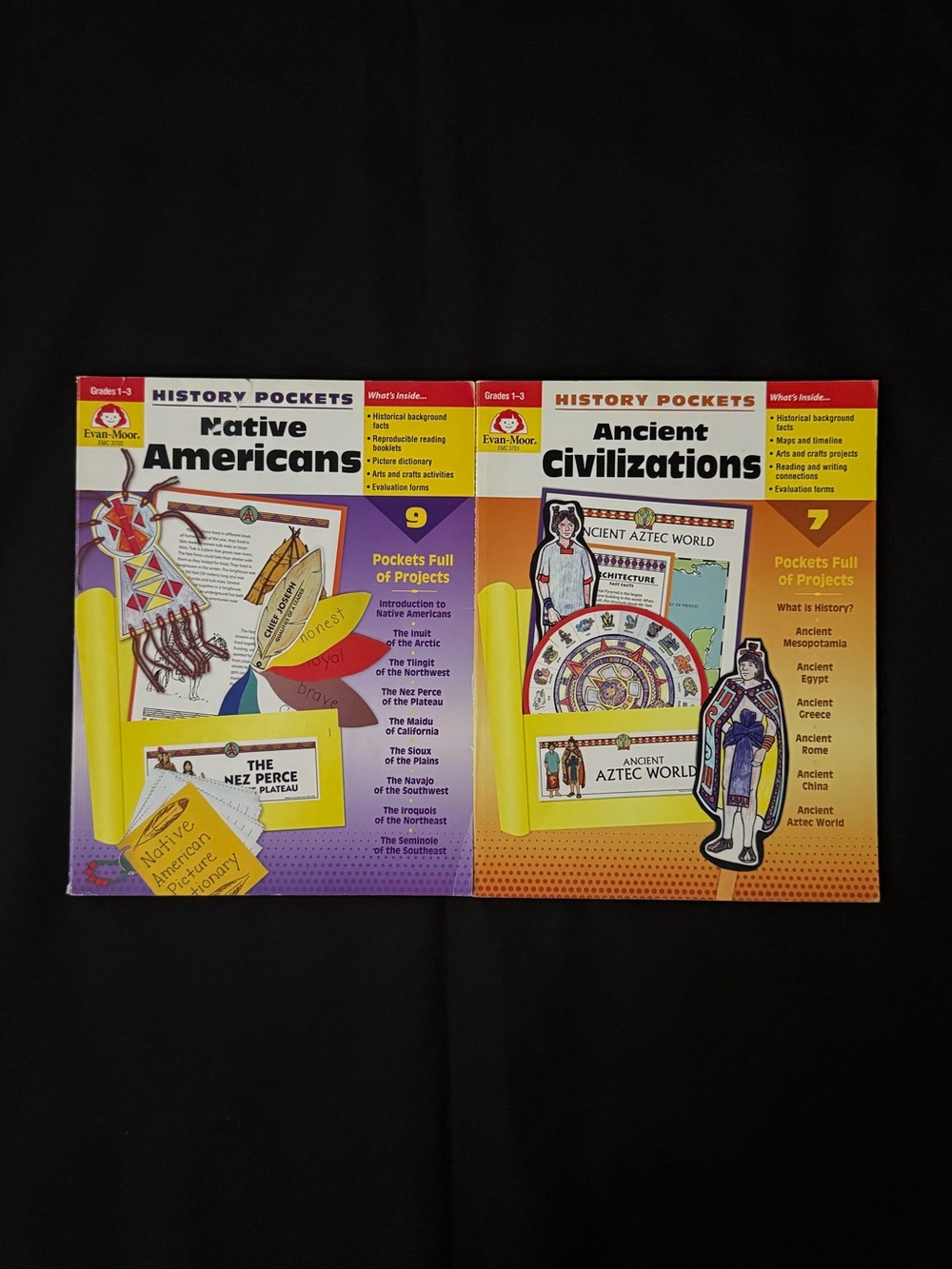 Native American & Ancient Civilizations History Pockets Bundle